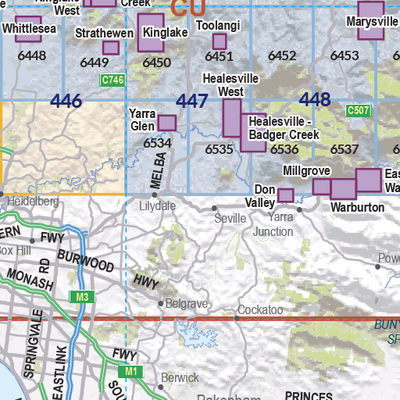 Index Map - Spatial Vision's Vicmap Book (North East Edition 8, 2025) Preview 3