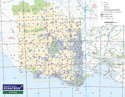 Index Map - Spatial Vision's Vicmap Book (South West Edition 8, 2025 Update) Preview 1