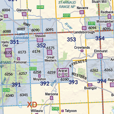 Index Map - Spatial Vision's Vicmap Book (South West Edition 8, 2025 Update) Preview 2