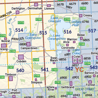 Index Map - Spatial Vision's Vicmap Book (South West Edition 8, 2025 Update) Preview 3