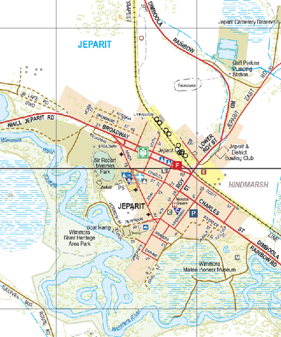 Jeparit - Spatial Vision's Vicmap Book (South West Edition 8, 2025 Update) Preview 1