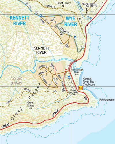 Kennett River - Spatial Vision's Vicmap Book (Central Edition 8, 2025 Update) Preview 1
