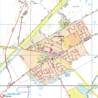 Koo Wee Rup - Spatial Vision's Vicmap Book (Central Edition 8, 2025 Update) Preview 1