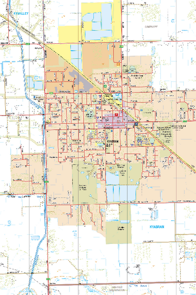 Kyabram - Spatial Vision's Vicmap Book (North East Edition 8, 2025) Preview 1
