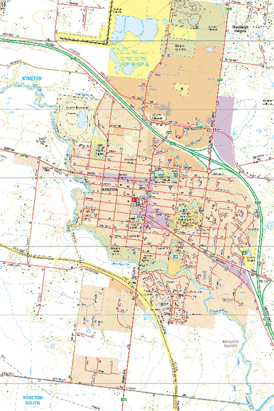 Kyneton - Spatial Vision's Vicmap Book (Central Edition 8, 2025 Update) Preview 1