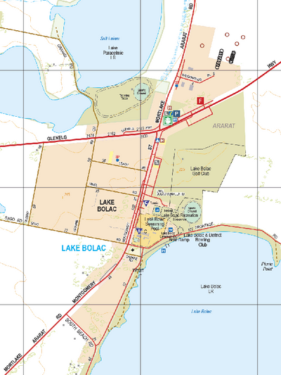 Lake Bolac - Spatial Vision's Vicmap Book (South West Edition 8, 2025 Update) Preview 1