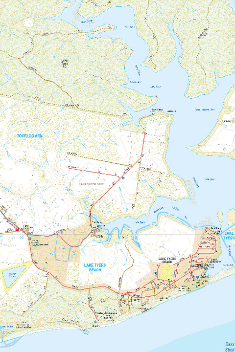 Lake Tyers - Spatial Vision's Vicmap Book (South East Edition 8, 2025) Preview 1