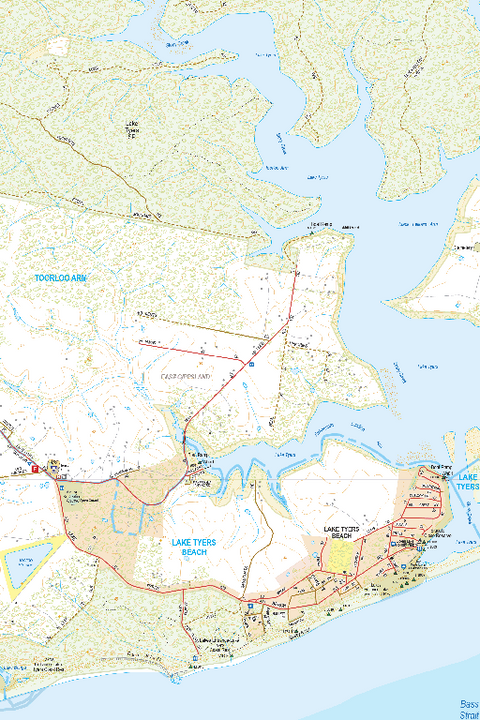 Lake Tyers - Spatial Vision's Vicmap Book (South East Edition 8, 2025) Preview 1