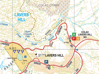 Lavers Hill - Spatial Vision's Vicmap Book (South West Edition 8, 2025 Update) Preview 1