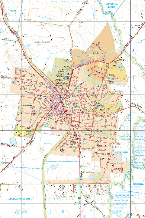 Leongatha - Spatial Vision's Vicmap Book (South East Edition 8, 2025) Preview 1