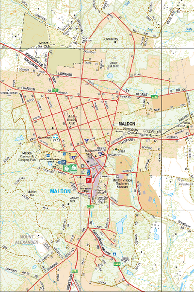 Maldon - Spatial Vision's Vicmap Book (Central Edition 8, 2025 Update) Preview 1