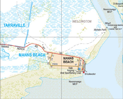 Manns Beach - Spatial Vision's Vicmap Book (South East Edition 8, 2025) Preview 1