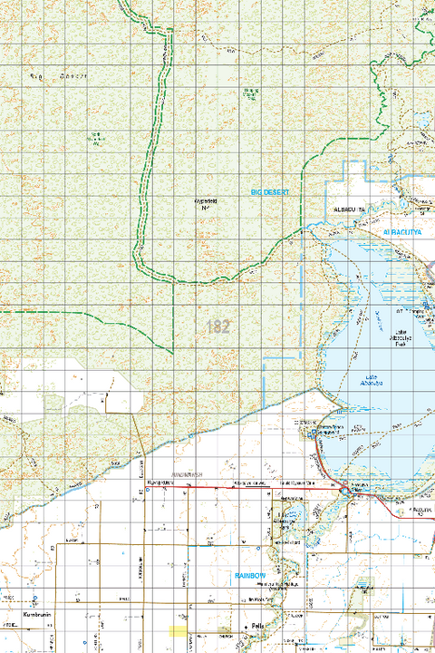 Map 182 - Spatial Vision's Vicmap Book (South West Edition 8, 2025 Update) - 100K Series Preview 1