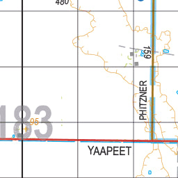 Map 183 - Spatial Vision's Vicmap Book (South West Edition 8, 2025 Update) - 100K Series Preview 2