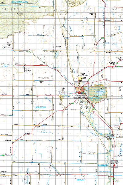 Map 184 - Spatial Vision's Vicmap Book (South West Edition 8, 2025 Update) - 100K Series Preview 1