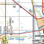 Map 184 - Spatial Vision's Vicmap Book (South West Edition 8, 2025 Update) - 100K Series Preview 2
