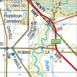 Map 184 - Spatial Vision's Vicmap Book (South West Edition 8, 2025 Update) - 100K Series Preview 3