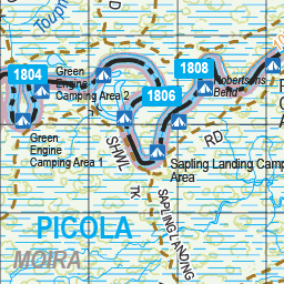 Map 196 - Spatial Vision's Vicmap Book (North East Edition 8, 2025) - 100K Series Preview 3