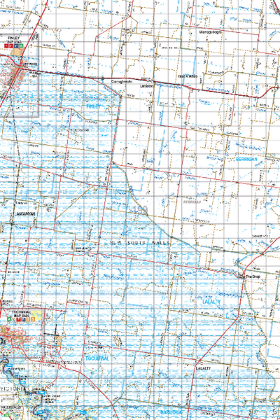 Map 199 - Spatial Vision's Vicmap Book (North East Edition 8, 2025) - 100K Series Preview 1