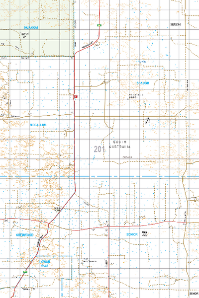 Map 201 - Spatial Vision's Vicmap Book (South West Edition 8, 2025 Update) - 100K Series Preview 1