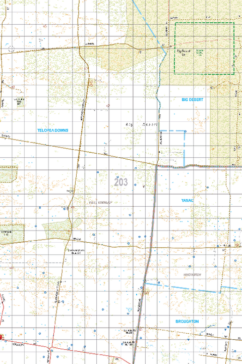 Map 203 - Spatial Vision's Vicmap Book (South West Edition 8, 2025 Update) - 100K Series Preview 1
