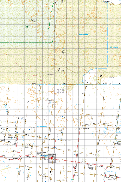 Map 205 - Spatial Vision's Vicmap Book (South West Edition 8, 2025 Update) - 100K Series Preview 1