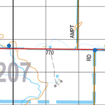 Map 207 - Spatial Vision's Vicmap Book (South West Edition 8, 2025 Update) - 100K Series Preview 2