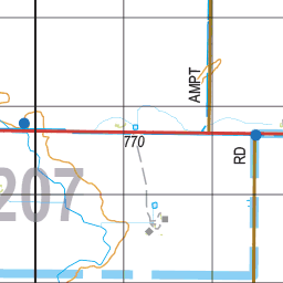 Map 207 - Spatial Vision's Vicmap Book (South West Edition 8, 2025 Update) - 100K Series Preview 2