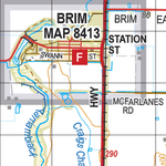 Map 208 - Spatial Vision's Vicmap Book (South West Edition 8, 2025 Update) - 100K Series Preview 3