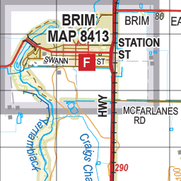 Map 208 - Spatial Vision's Vicmap Book (South West Edition 8, 2025 Update) - 100K Series Preview 3