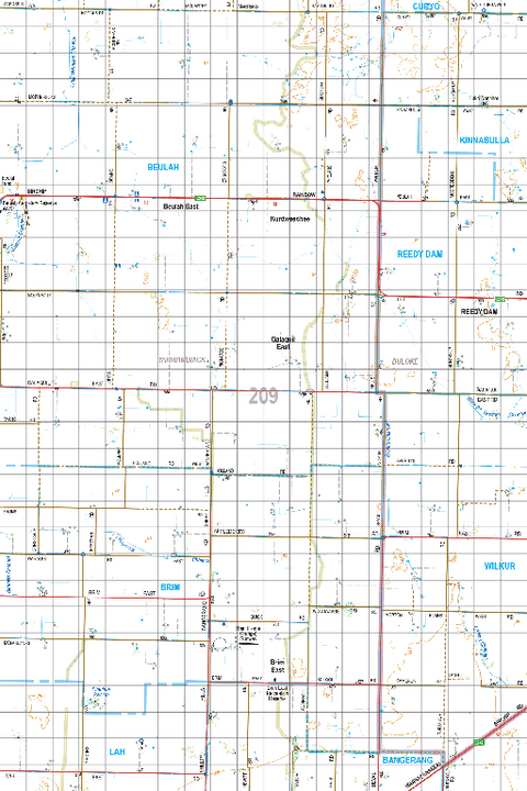 Map 209 - Spatial Vision's Vicmap Book (South West Edition 8, 2025 Update) - 100K Series Preview 1