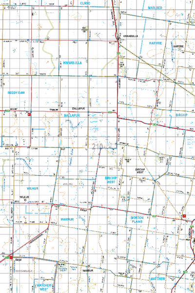 Map 210 - Spatial Vision's Vicmap Book (South West Edition 8, 2025 Update) - 100K Series Preview 1