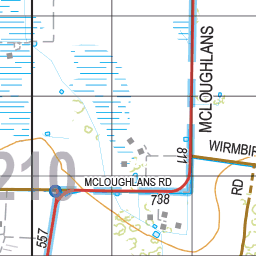 Map 210 - Spatial Vision's Vicmap Book (South West Edition 8, 2025 Update) - 100K Series Preview 2