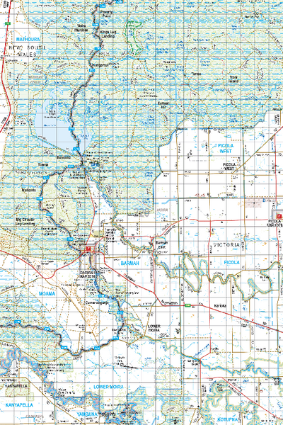 Map 220 - Spatial Vision's Vicmap Book (North East Edition 8, 2025) - 100K Series Preview 1