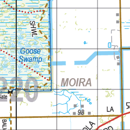 Map 220 - Spatial Vision's Vicmap Book (North East Edition 8, 2025) - 100K Series Preview 2