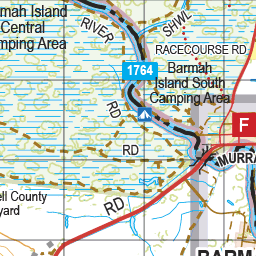 Map 220 - Spatial Vision's Vicmap Book (North East Edition 8, 2025) - 100K Series Preview 3