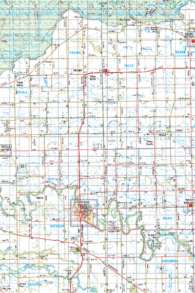 Map 221 - Spatial Vision's Vicmap Book (North East Edition 8, 2025) - 100K Series Preview 1