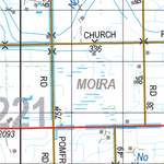 Map 221 - Spatial Vision's Vicmap Book (North East Edition 8, 2025) - 100K Series Preview 2