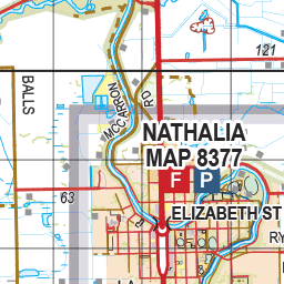 Map 221 - Spatial Vision's Vicmap Book (North East Edition 8, 2025) - 100K Series Preview 3