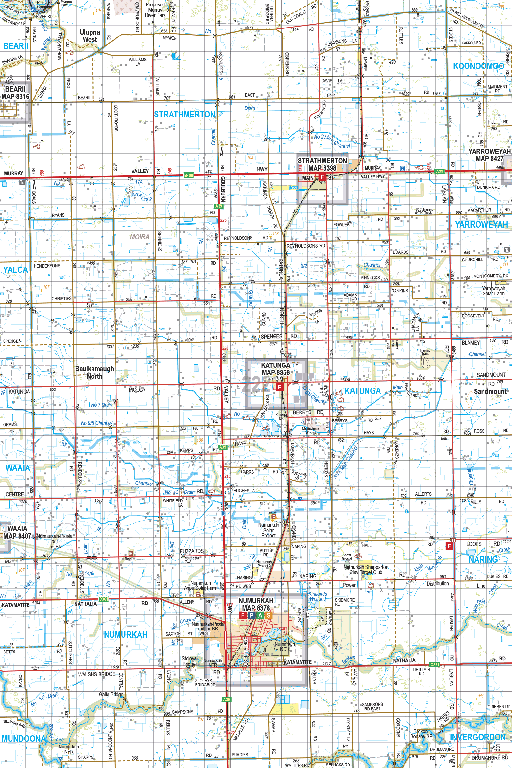 Map 222 - Spatial Vision's Vicmap Book (North East Edition 8, 2025 ...