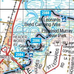 Map 226 - Spatial Vision's Vicmap Book (North East Edition 8, 2025) - 100K Series Preview 3