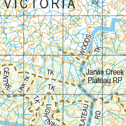 Map 230 - Spatial Vision's Vicmap Book (North East Edition 8, 2025) - 100K Series Preview 3