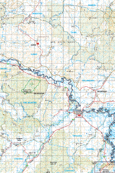 Map 233 - Spatial Vision's Vicmap Book (North East Edition 8, 2025) - 100K Series Preview 1