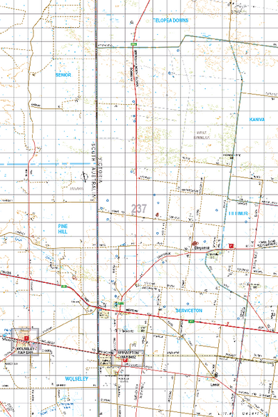 Map 237 - Spatial Vision's Vicmap Book (South West Edition 8, 2025 Update) - 100K Series Preview 1