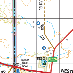 Map 237 - Spatial Vision's Vicmap Book (South West Edition 8, 2025 Update) - 100K Series Preview 3