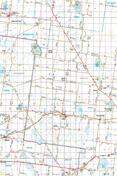 Map 239 - Spatial Vision's Vicmap Book (South West Edition 8, 2025 Update) - 100K Series Preview 1