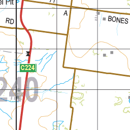 Map 240 - Spatial Vision's Vicmap Book (South West Edition 8, 2025 Update) - 100K Series Preview 2