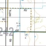 Map 242 - Spatial Vision's Vicmap Book (South West Edition 8, 2025 Update) - 100K Series Preview 2