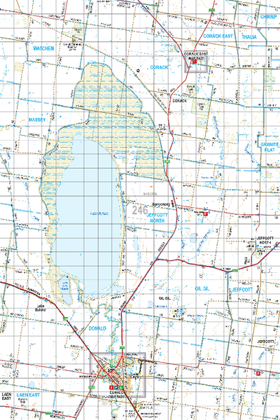 Map 246 - Spatial Vision's Vicmap Book (South West Edition 8, 2025 Update) - 100K Series Preview 1
