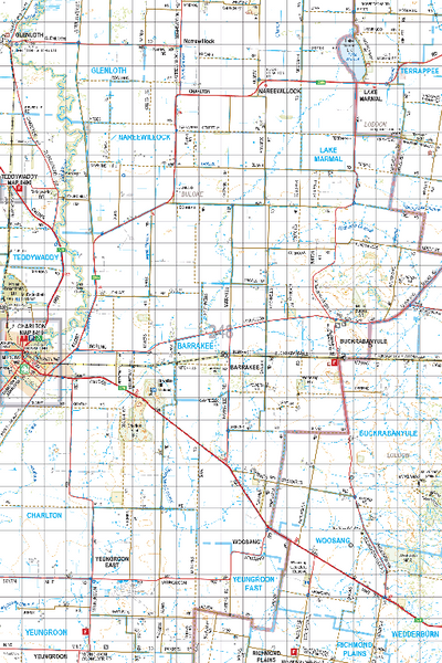 Map 248 - Spatial Vision's Vicmap Book (South West Edition 8, 2025 Update) - 100K Series Preview 1